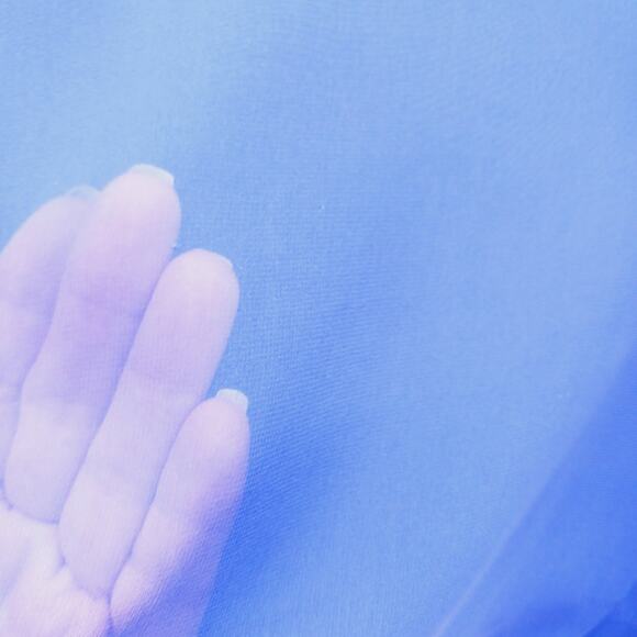 Blouse Kimono Caroline Rose Silk Rich Purple Elegant Luxury Minimalist Size M - Picture 8 of 16